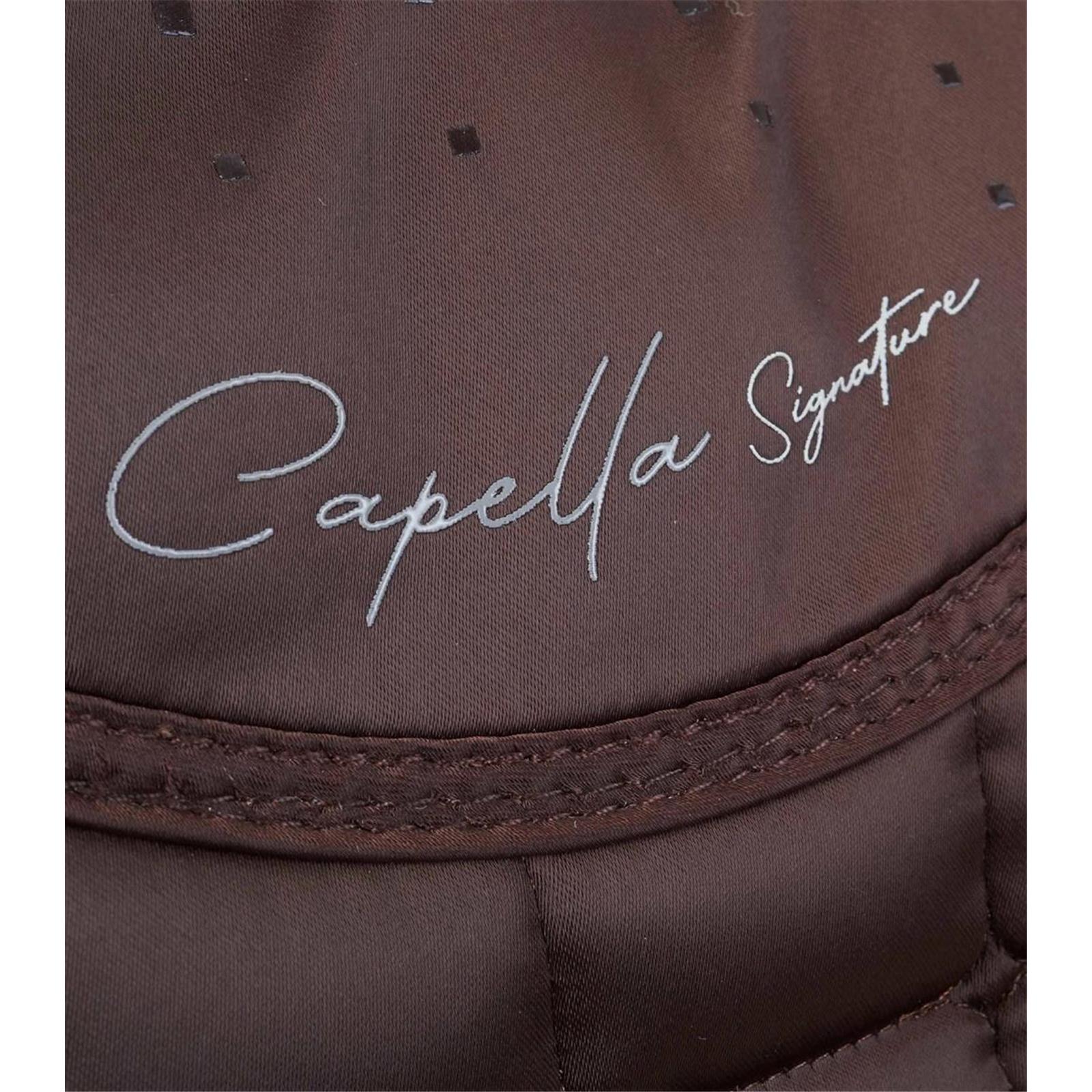 Premier Equine Capella Close Contact Merino Wool GP/Jump Square Full Brown/Natural Wool