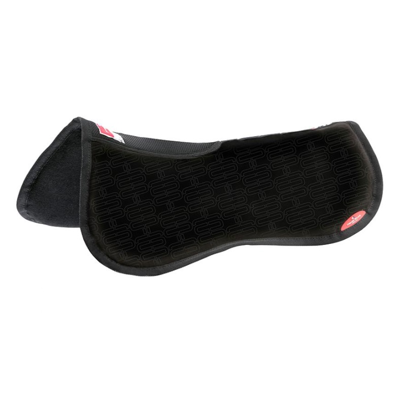 Premier Equine Shock Absorber Half Pad Full black