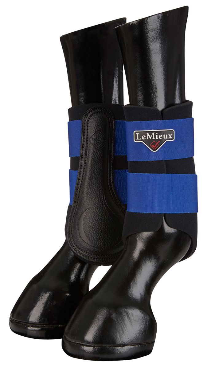 LeMieux Gamaschen Grafter Brushing Boots Benetton Blue XL