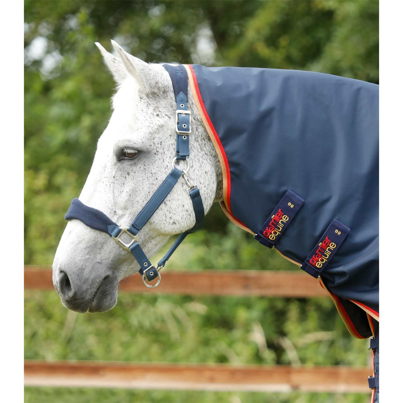 Premier Equine Weidedecke Buster Zero Turnout Rug with Classic Neck Cover navy 6'3'' / 135cm