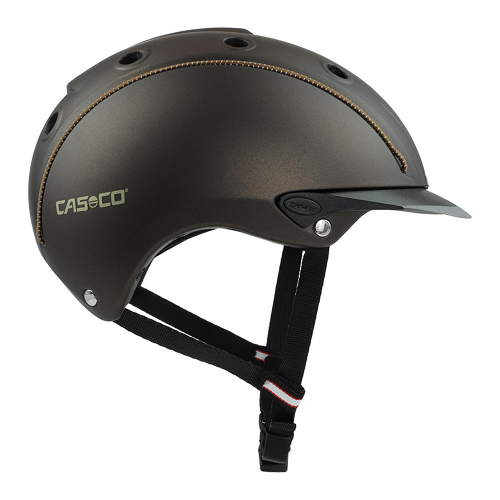 Casco Mistrall1 Reithelm braun L