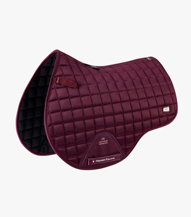 Premier Equine Alberta CC Satin GP/Jump Square Full Wine