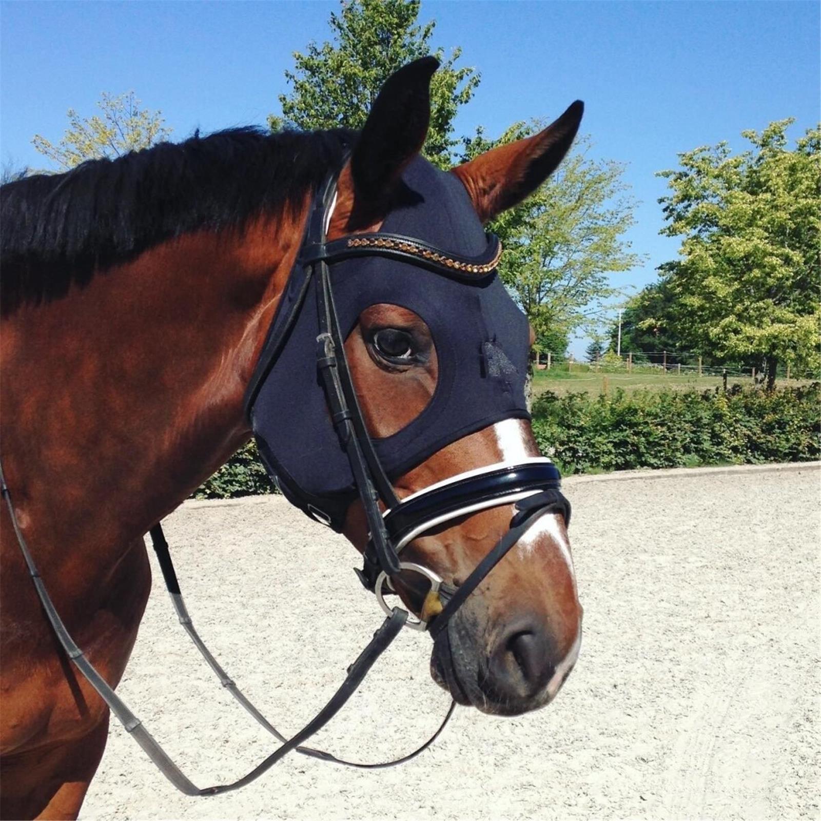 Fenwick Liquid Titanium Mask Pferdemaske ohne Ohren mit Klettverschluss XS