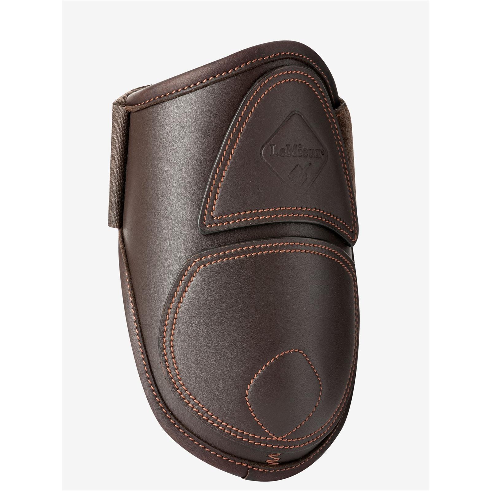 LeMieux Capella Leather Fetlock Boots Brown Full