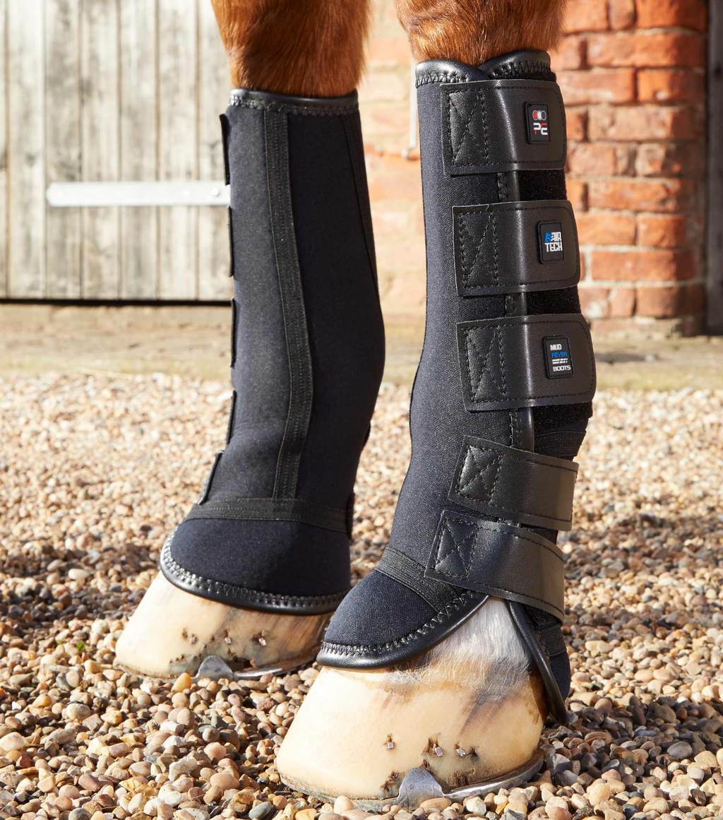 Premier Equine Turnout / Mud Fever Boots Outdoor- und Paddock Gamasche S Black
