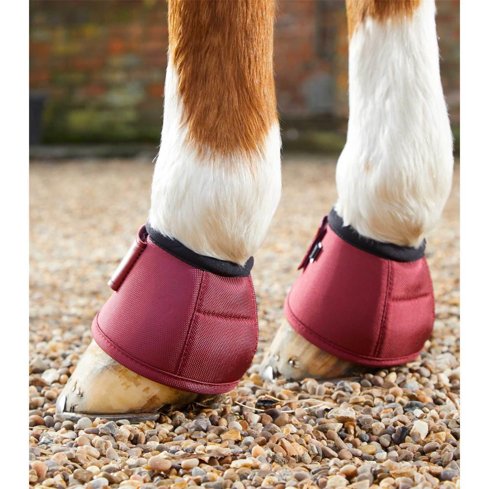 Premier Equine Ballistic No-Turn Hufglocken burgundy L