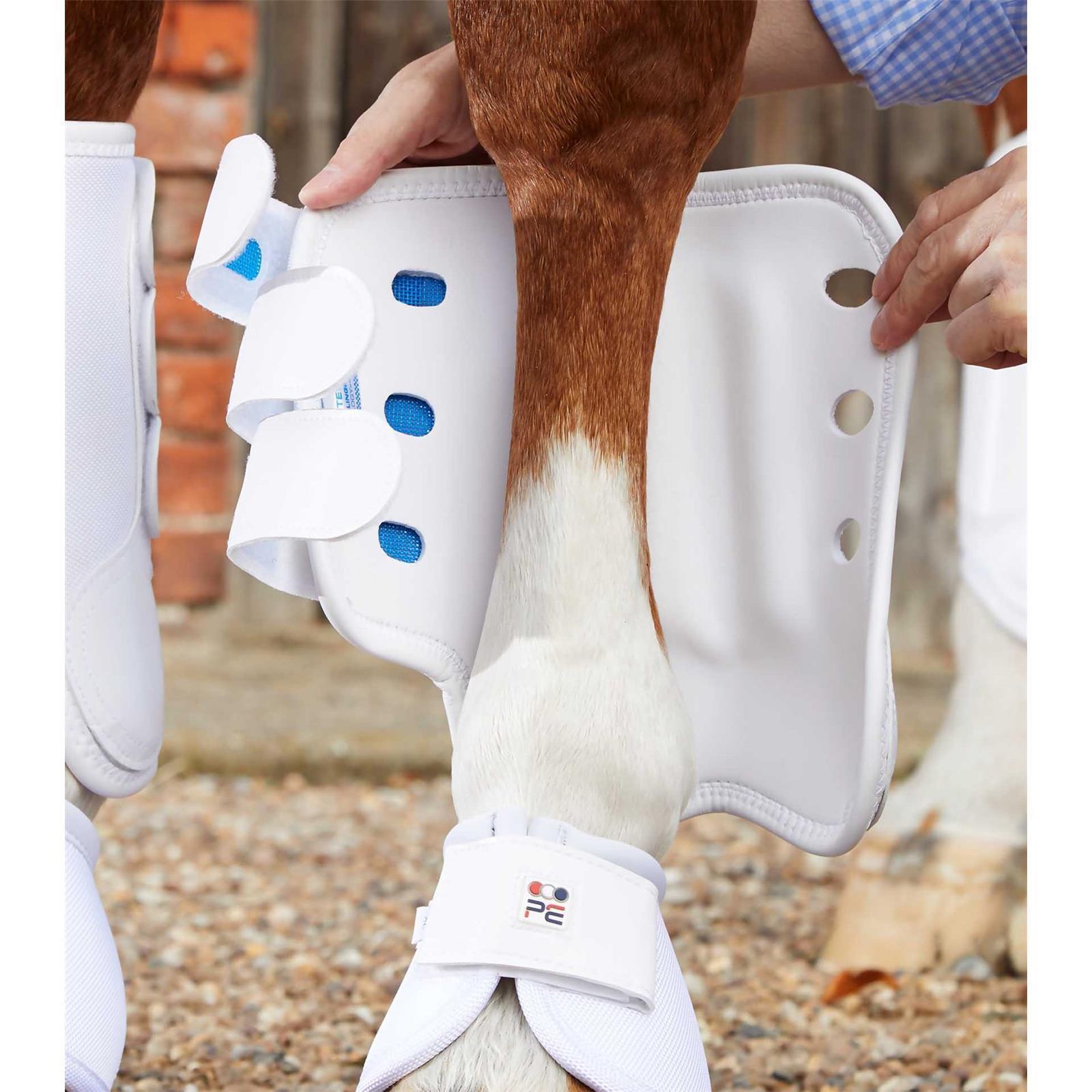 Premier Equine Air Cooled Original Eventing Boots Front weiß XS