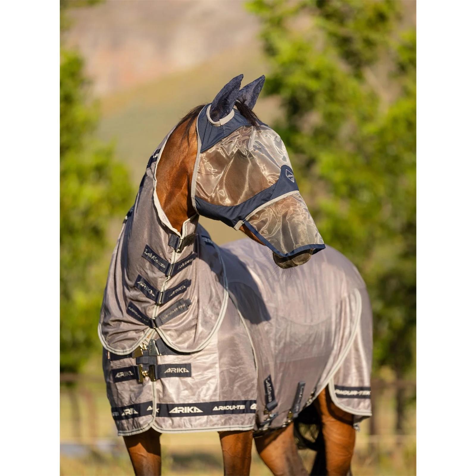 LeMieux ArmourShield Pro Full Fly Mask Fliegenmaske L (Warmblut)