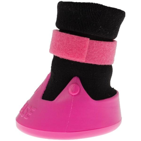 Tubbease Hufschuh, Behandlungsschuh für Pferdehufe pink = S (11 cm)
