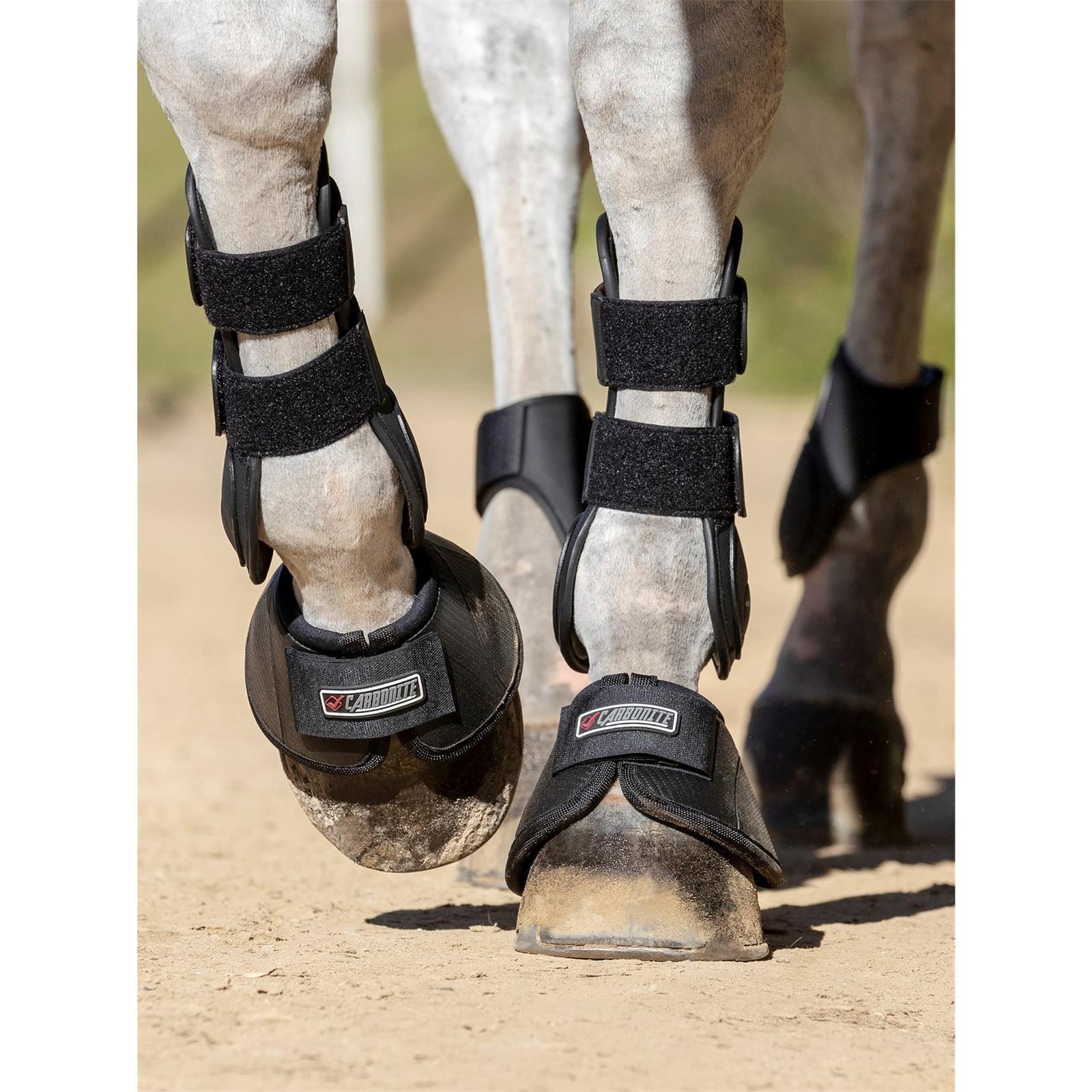 LeMieux Carbonite Overreach Boots Hufglocken Black S