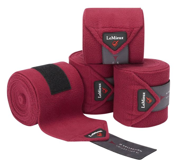 LeMieux Classic Polo Bandages Fleecebandagen Muberry L