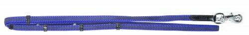BB Warendorf Island Zügel gummiert blau mit Stegen silberfarbenen Beschlägen