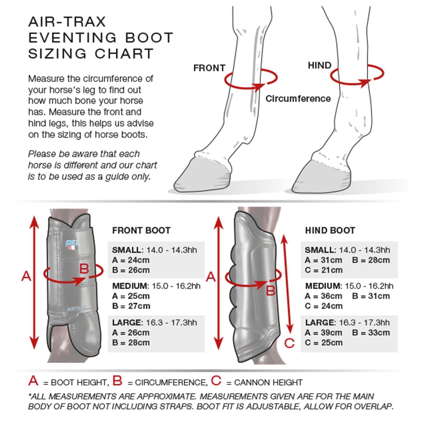 Premier Equine Air Trax Eventing Boots Geländegamasche hinten schwarz M