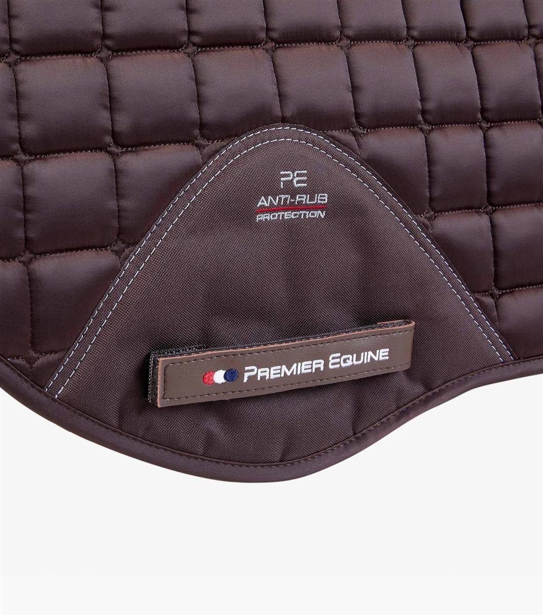 Premier Equine Capella Close Contact Merino Wool GP/Jump Square Full Brown/Natural Wool
