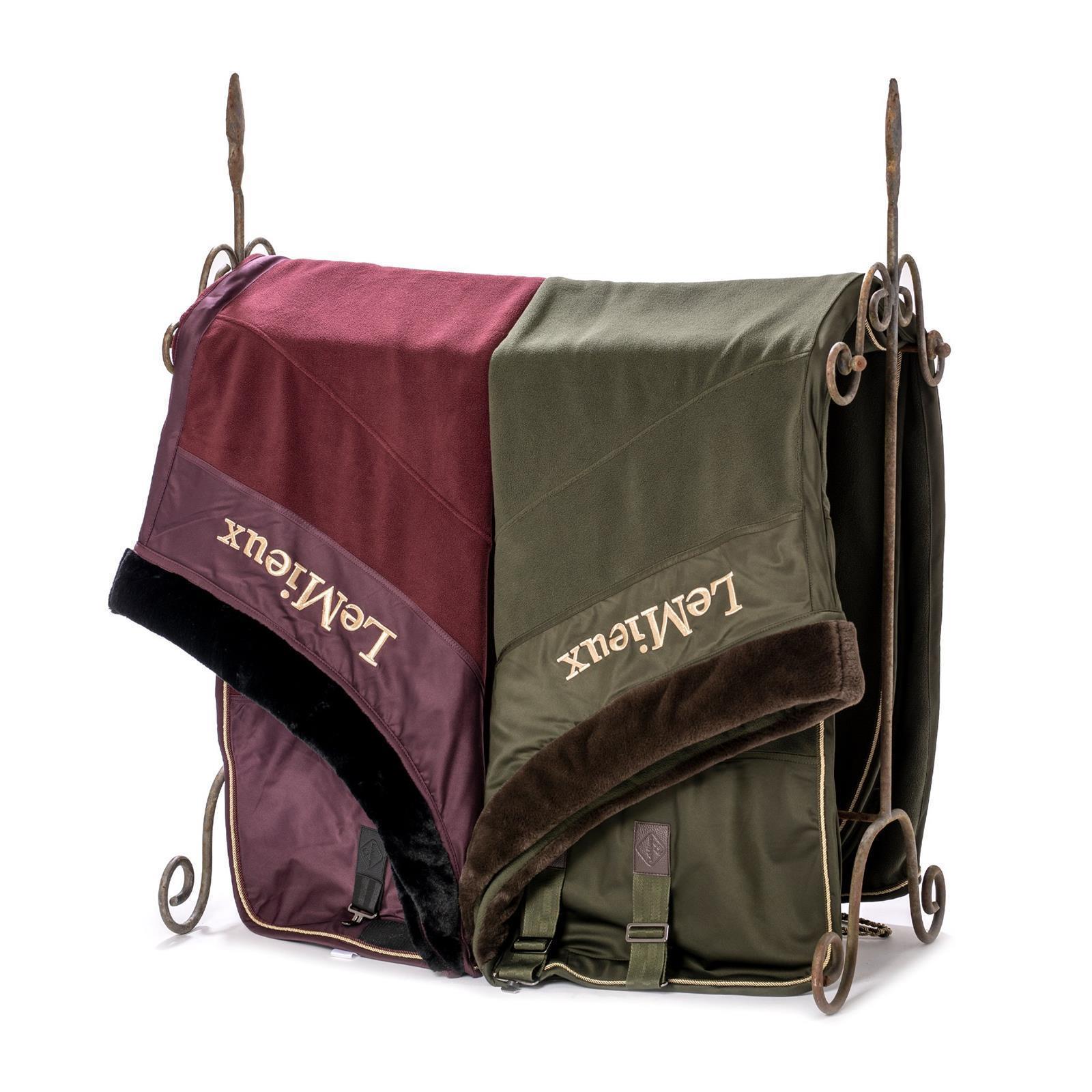 Lemieux Fleece Decke Luxe Fleece Rug Oak Green/Brown 7,0" 165 cm