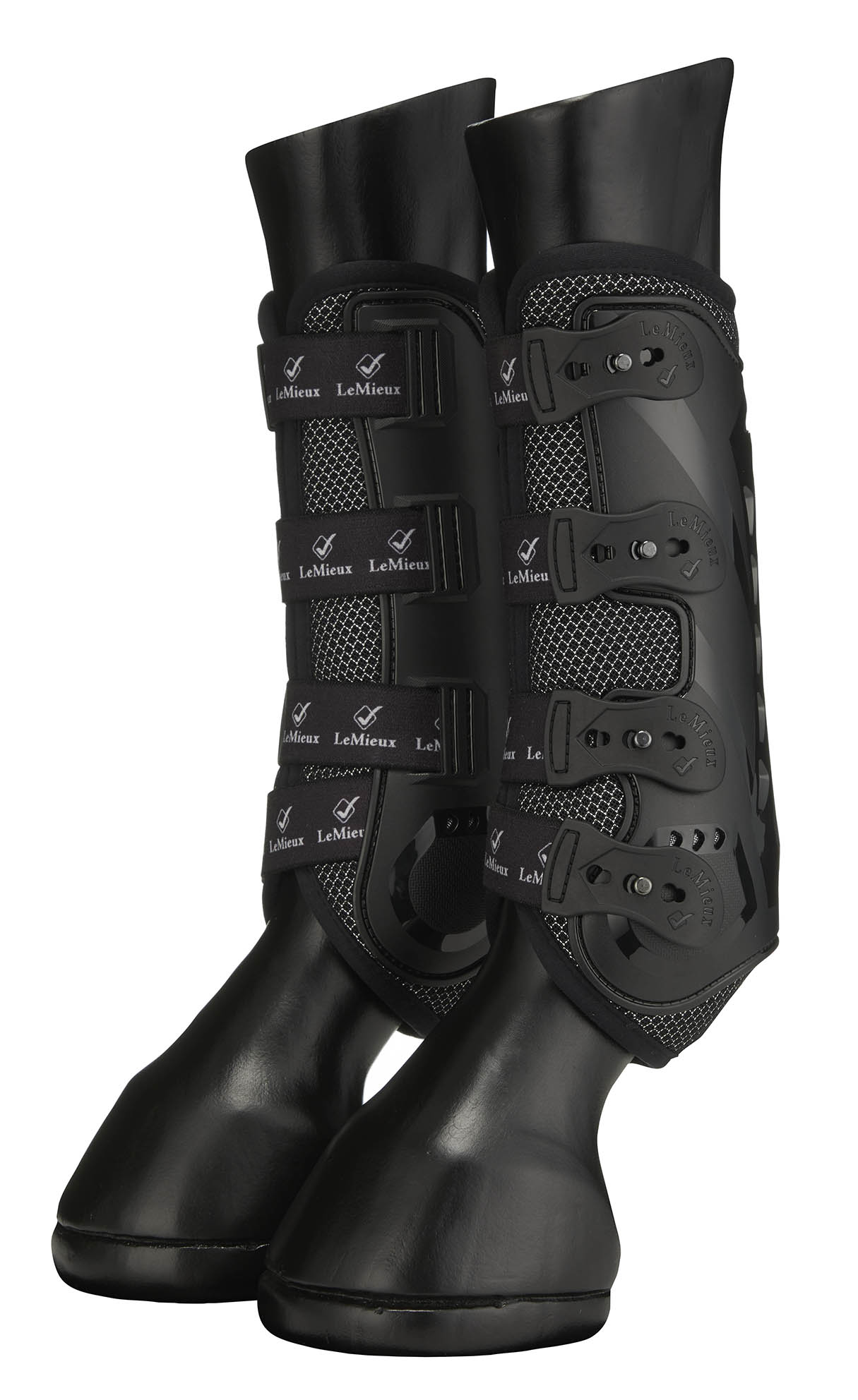 LeMieux Gamaschen Ultramesh Snug Boots Front Black M