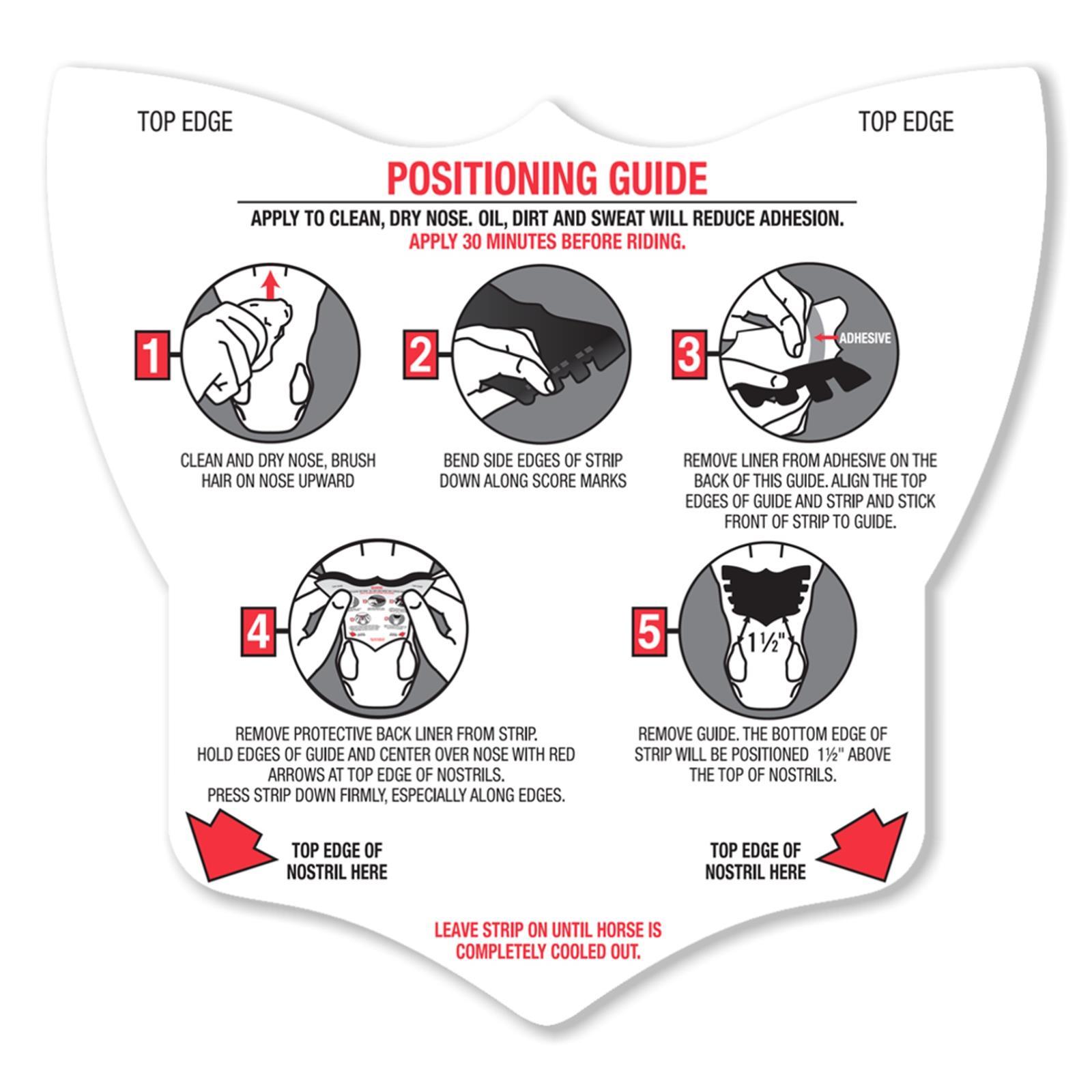Flair Equine Nasal Strips white