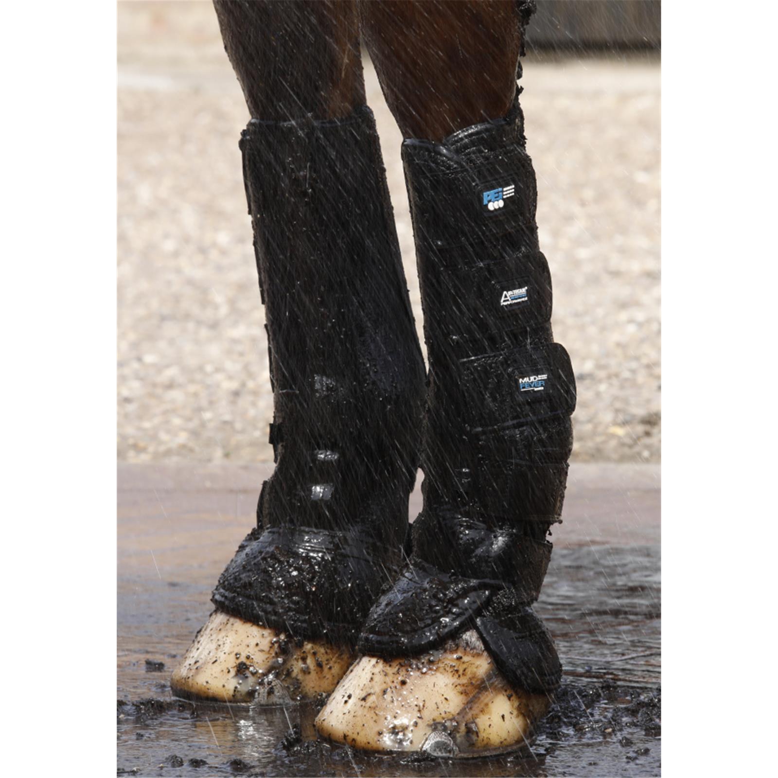 Premier Equine Turnout / Mud Fever Boots Outdoor- und Paddock Gamasche S Black