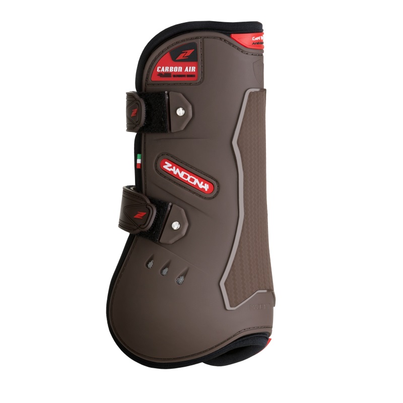 Zandona Gamaschen Carbon Air Klettverschluss Tendon L+ braun
