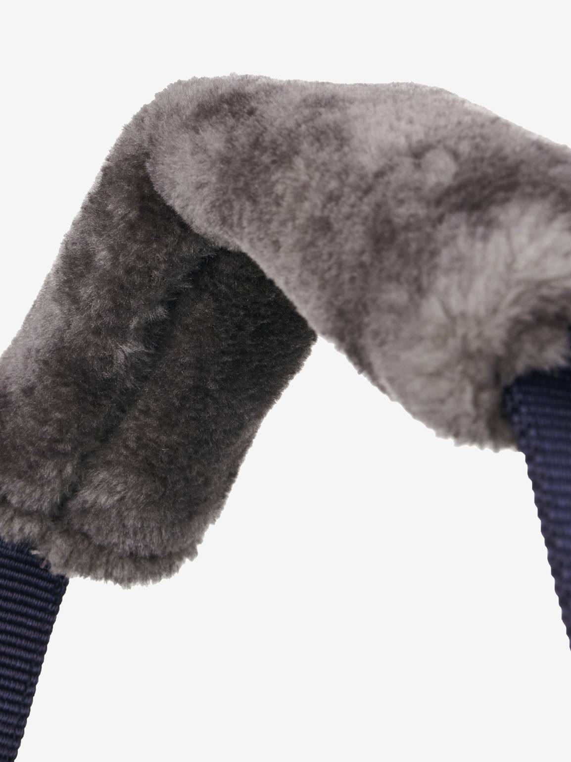 LeMieux Halfter Comfort Fleece Headcollar Navy/Grey Pony