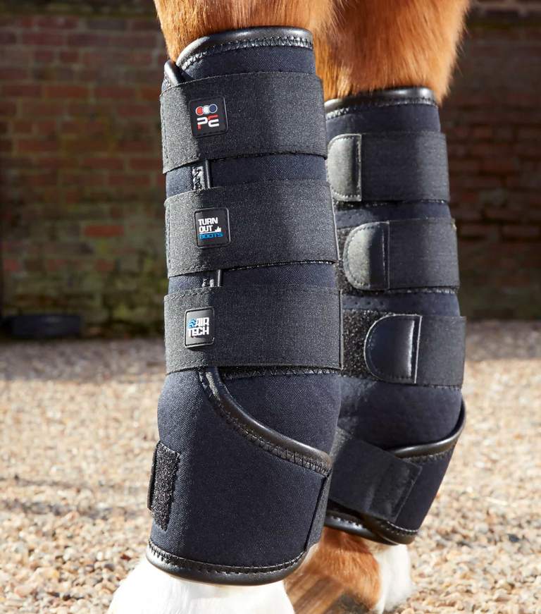 Premier Equine Turnout Boots Outdoor- und Paddock Gamasche L Black