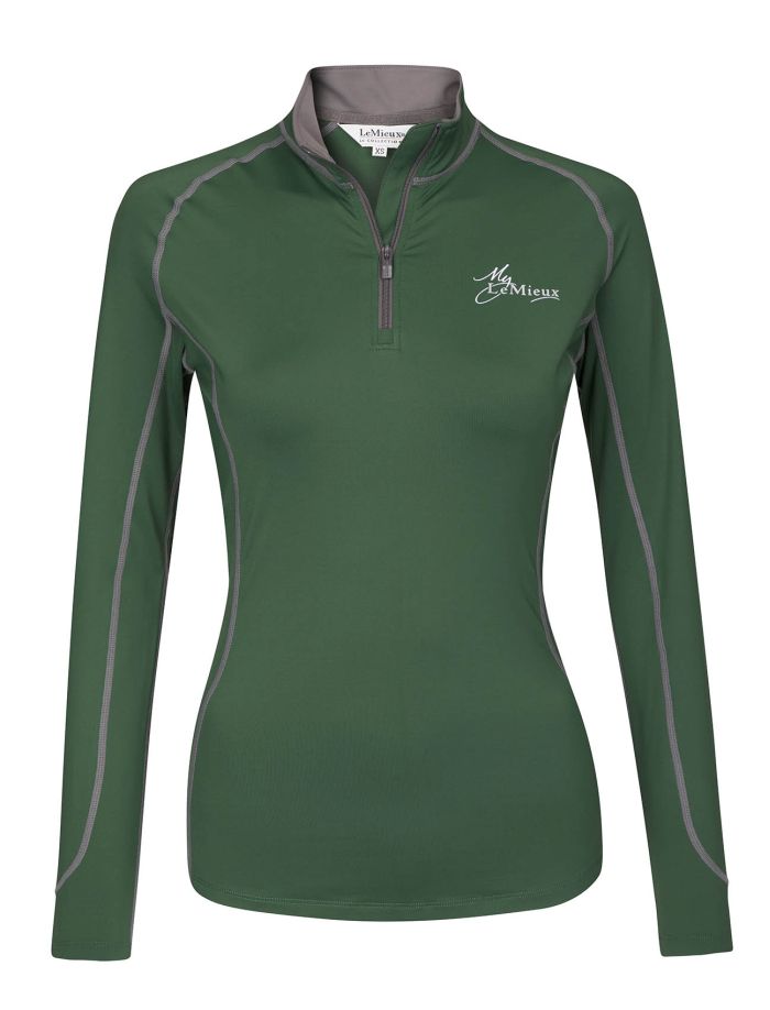 LeMieux Tech-/ Trainingsshirt Climate Layer 5203 Farbe Hunter Green Größe L