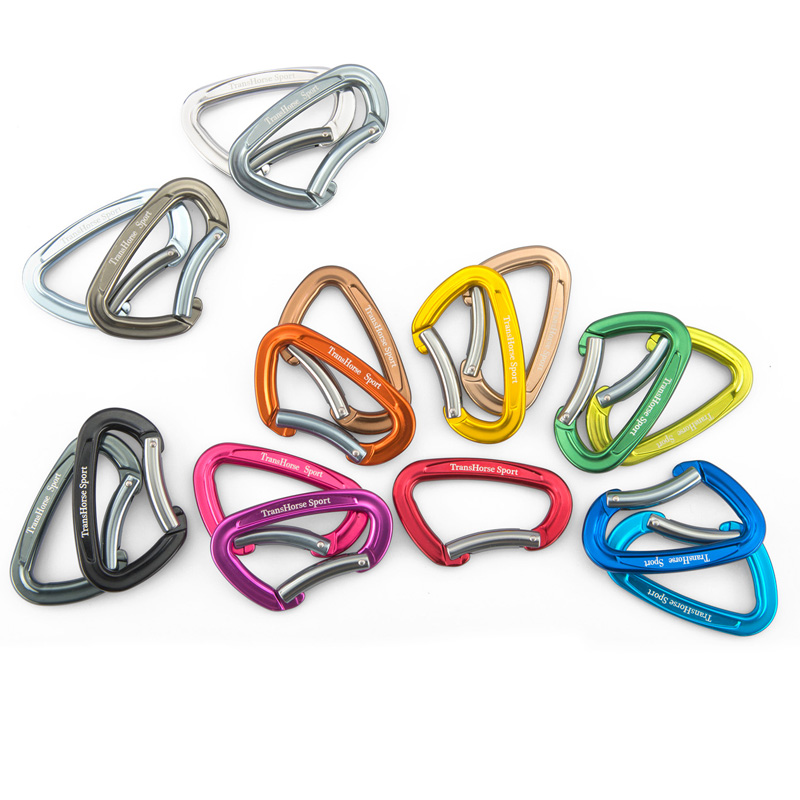 TransHorse Sport Aluminium Karabiner red  flower