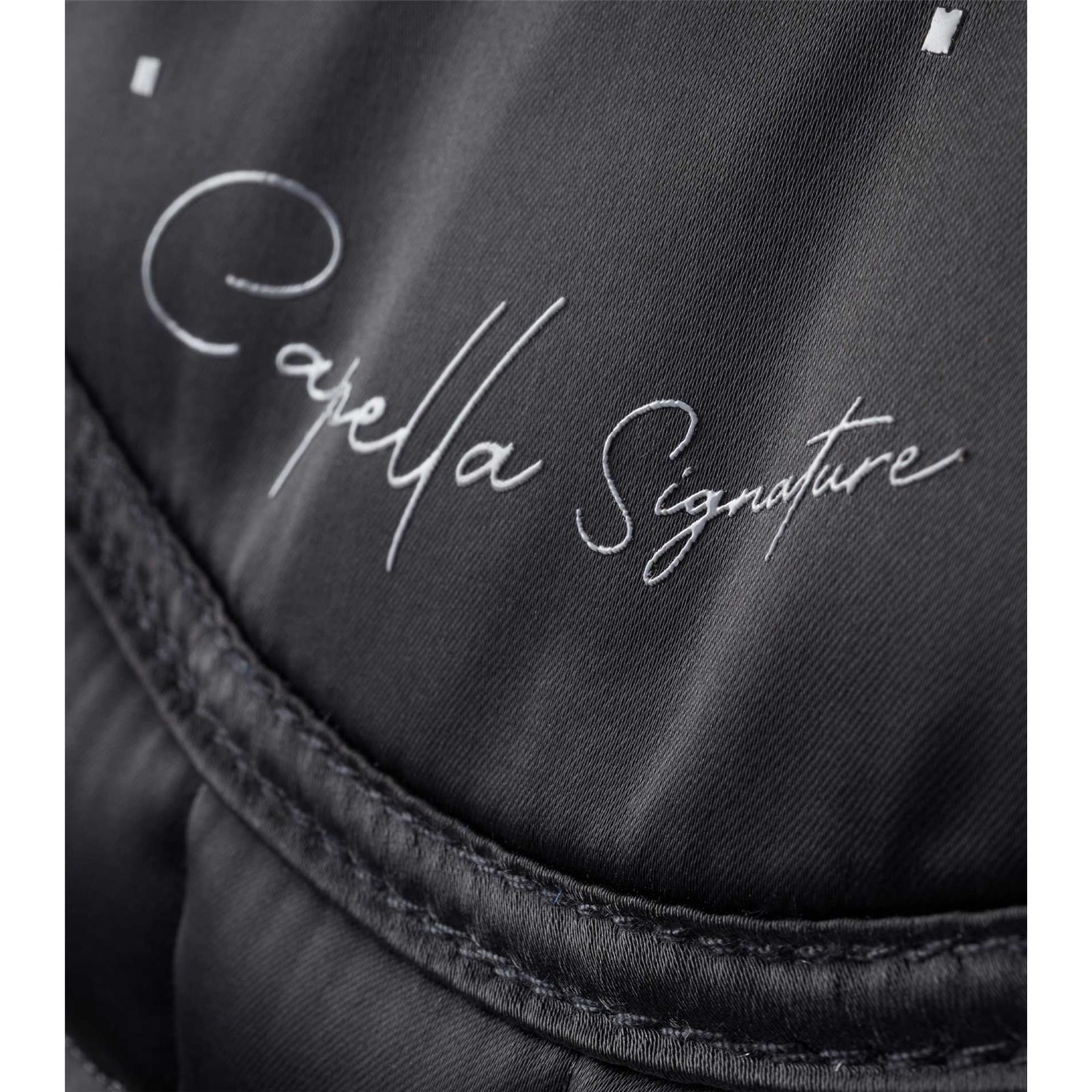 Premier Equine Capella Close Contact Merino Wool GP/Jump Square Full Black/Black Wool