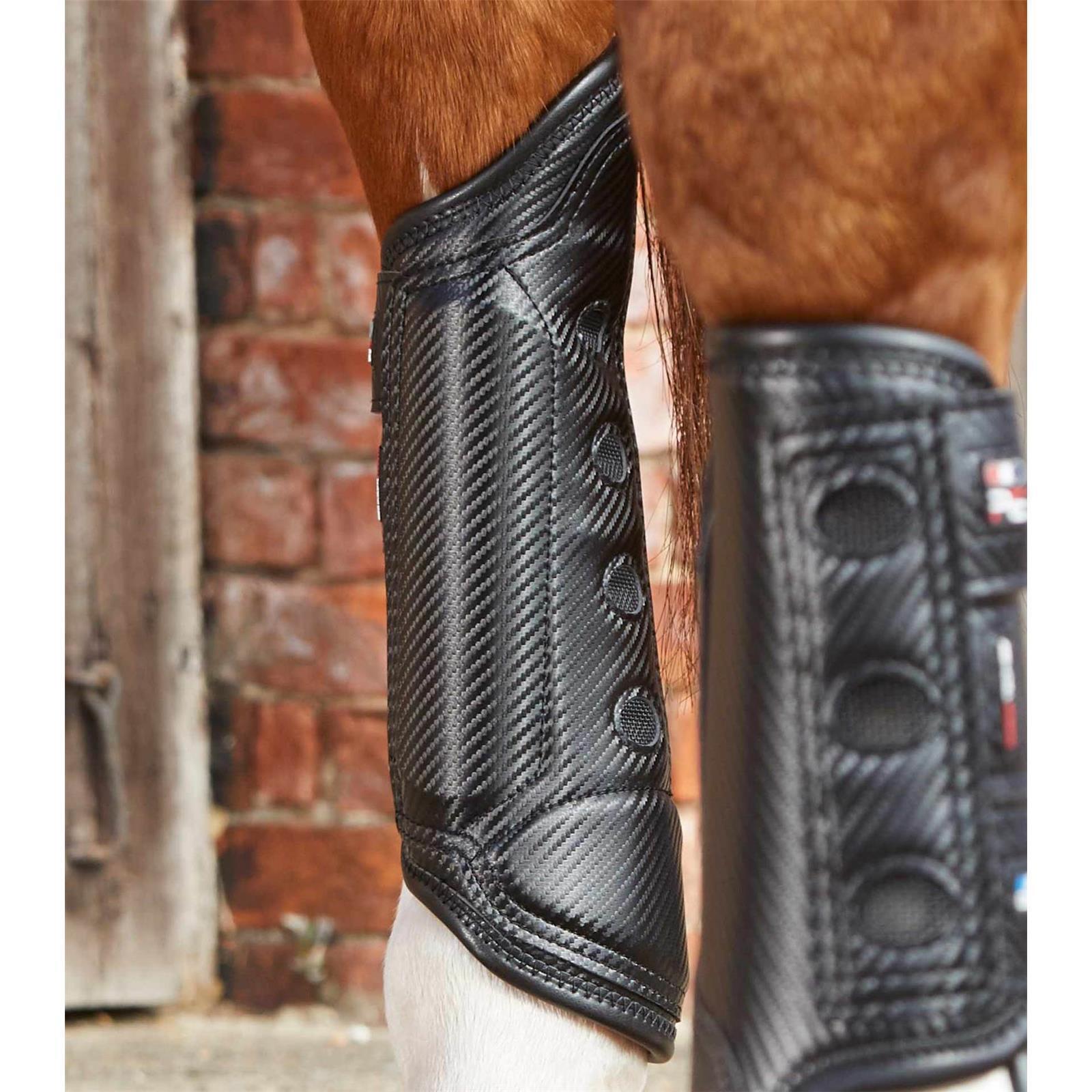 Premier Equine Carbon Tech Air Cooled Eventing Boots Front black L