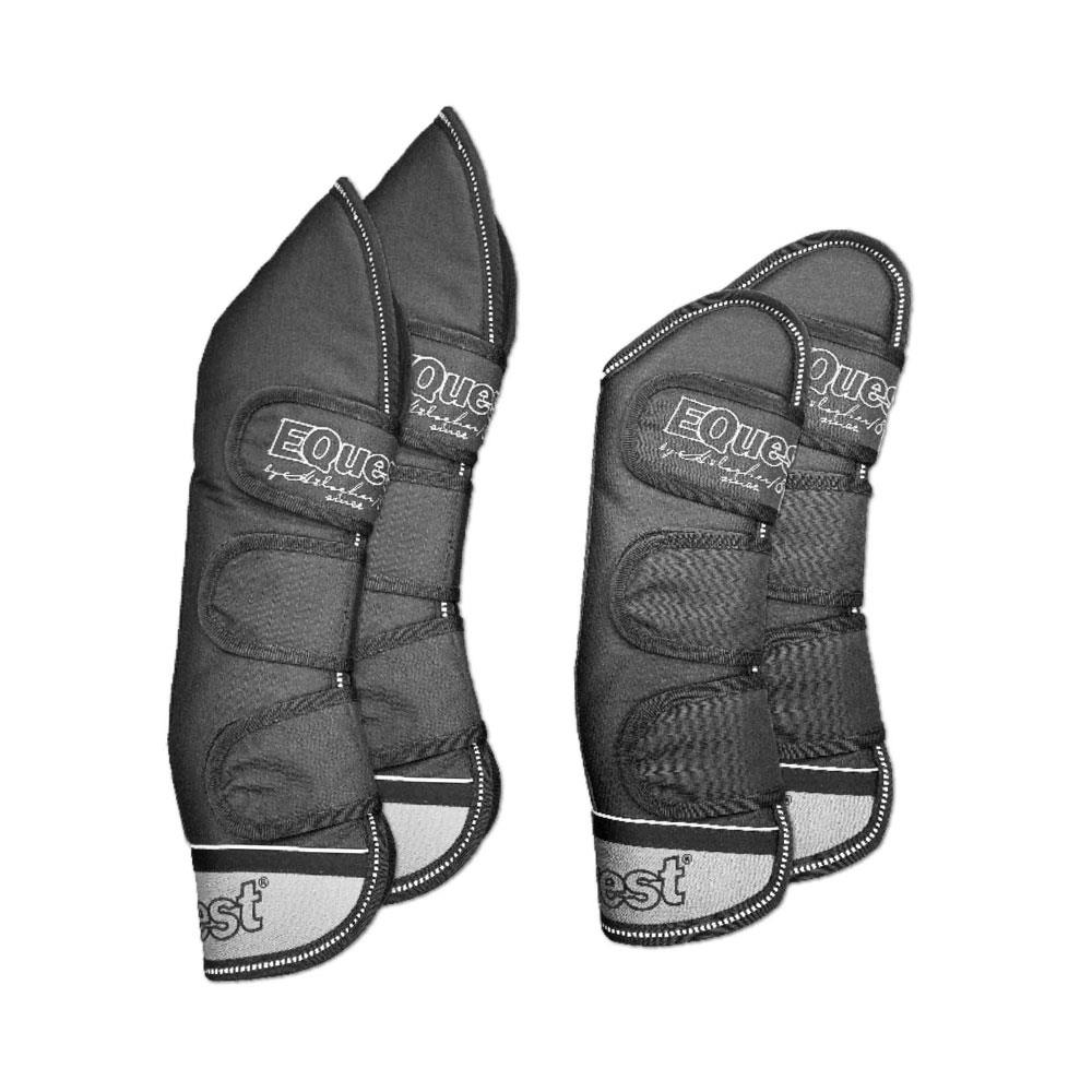 EQuest by Hölscher Transportgamasche | 4er Set black S Pony