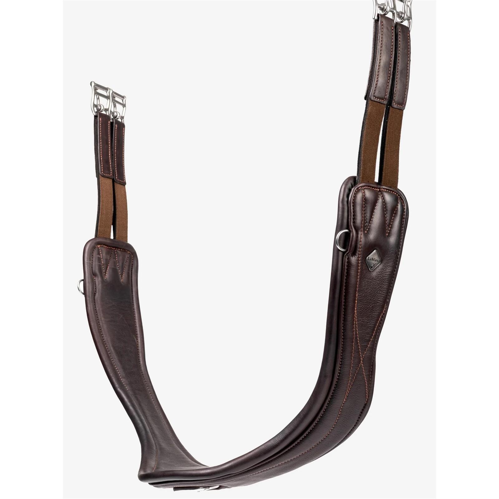 LeMieux Gel-Tek Anatomic Jump Girth Sattelgurt Brown 120cm