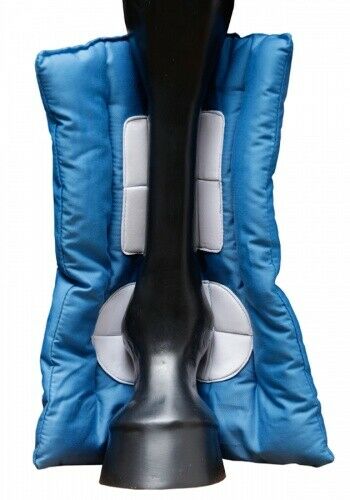 Premier Equine Stallgamaschen Magni-Teque Magnetic Boot Wraps M Schwarz/Blau