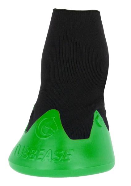 Tubbease Hufschuh, Behandlungsschuh für Pferdehufe grün = S / M (13 cm)
