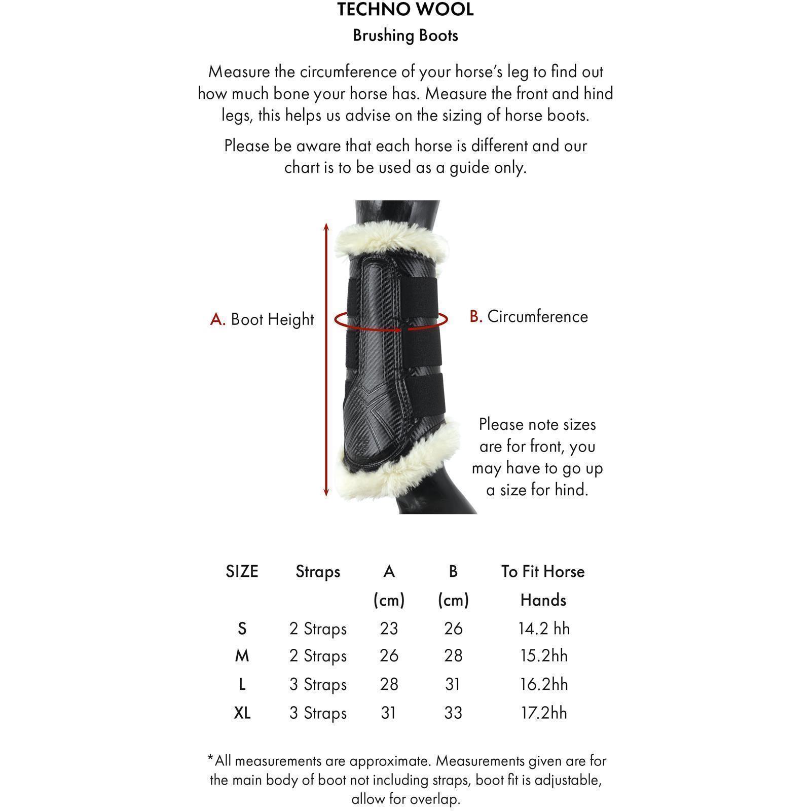 Premier Equine Techno Wool Brushing Boots