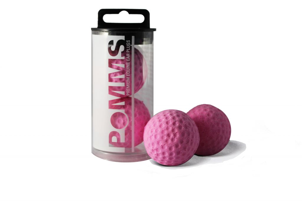 Pomms Premium Equine Ear Plugs Pink Ohrenstöpsel für Pferde