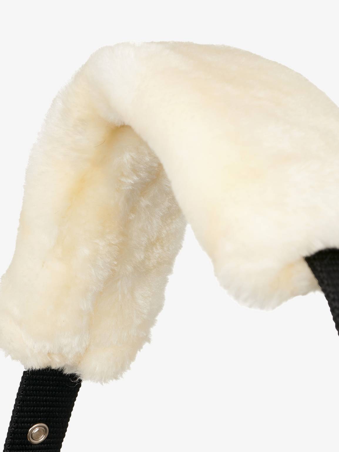 LeMieux Halfter Comfort Fleece Headcollar Black/Natural Cob