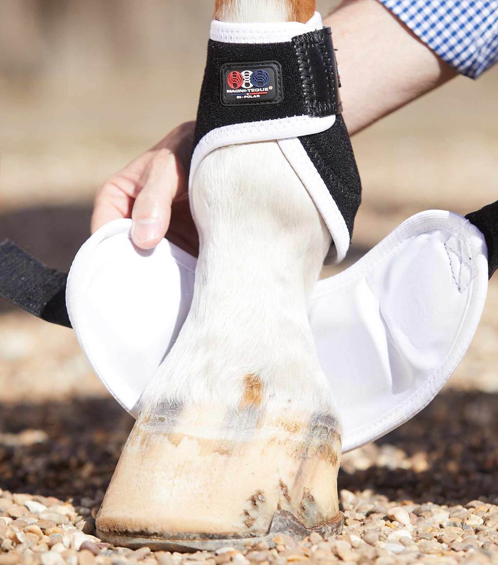 Premier Equine Therapie-Hufglocken Magni-Teque Magnetic Hoof Boots L black