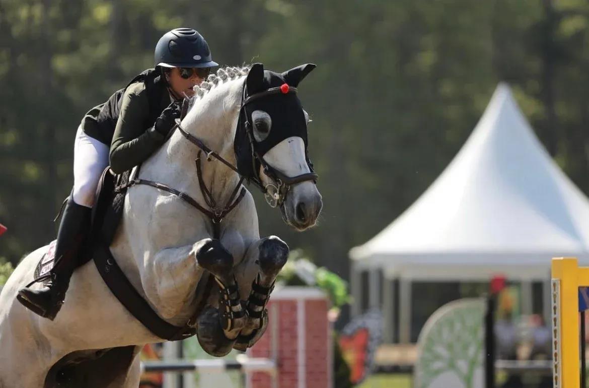 Fenwick Liquid Titanium Mask Pferdemaske mit Ohren mit Klettverschluss XL