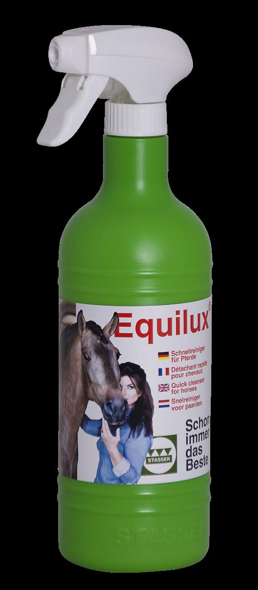 Stassek EQUILUX  Schnellreiniger  für Fell, Schweif und Mähne 750 ml (Inkl Sprühkopf)