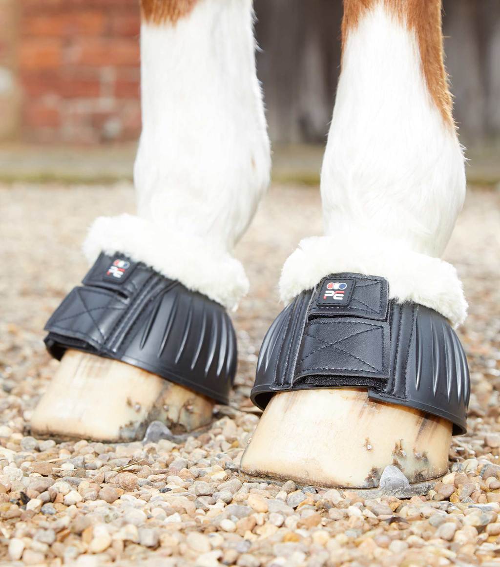 Premier Equine Hufglocken Gummi & Techno Wool S schwarz