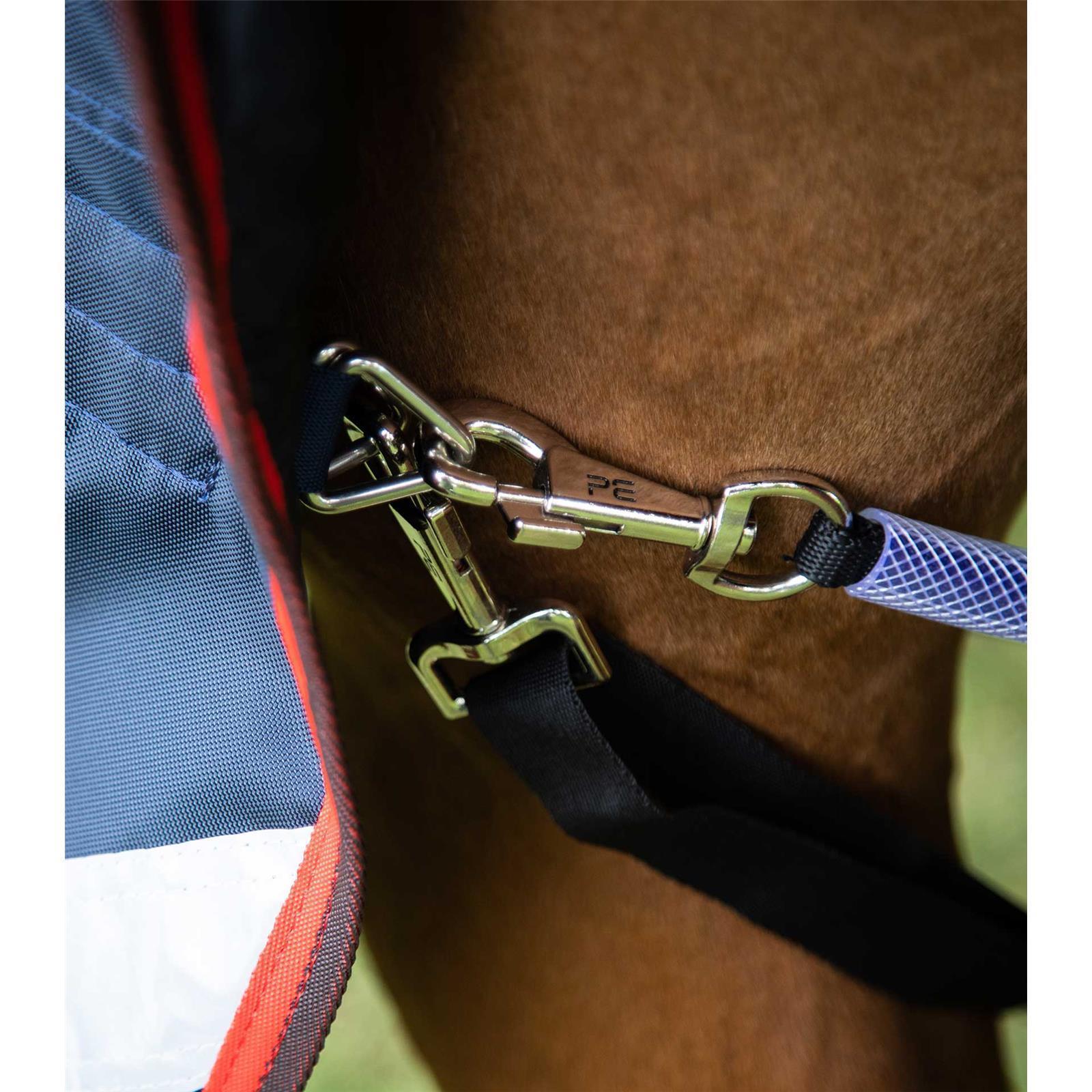 Premier Equine Buster Hardy 200g Half Neck Turnout Rug Navy 7´0 (Stockmaß 178 - 183 cm)