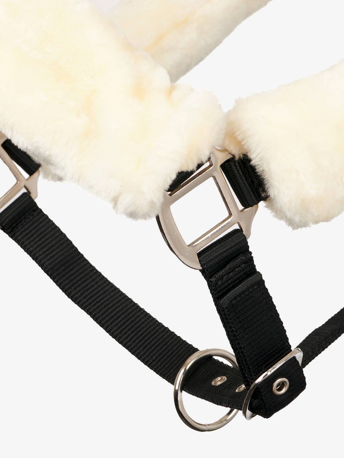 LeMieux Halfter Comfort Fleece Headcollar Black/Natural Full