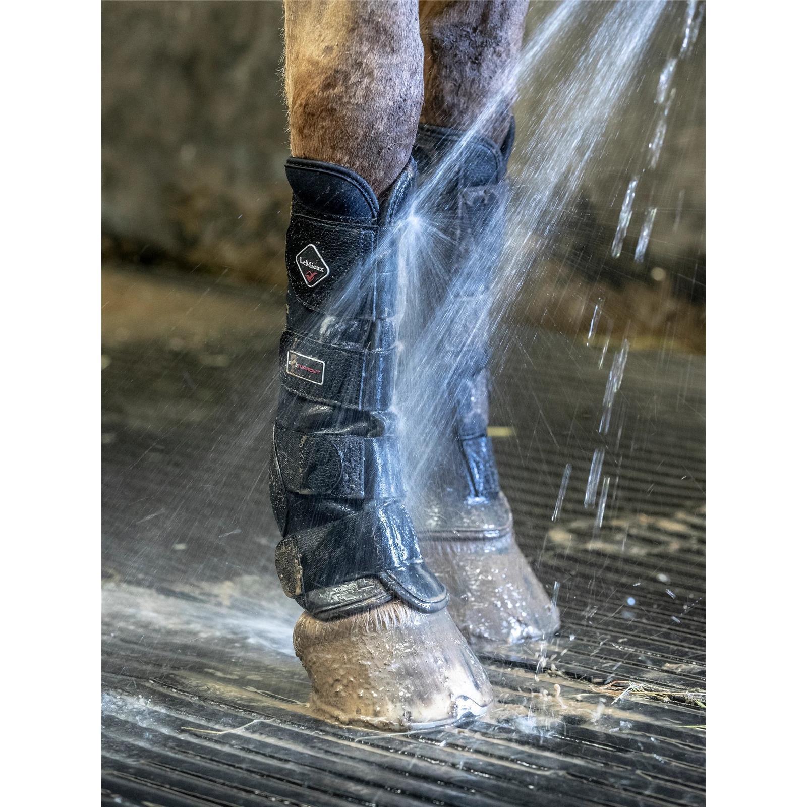 LeMieux Turnout Boots Black Weidegamaschen S