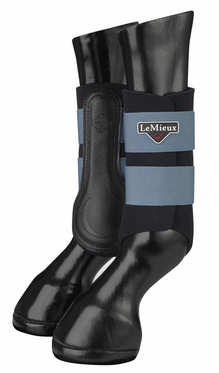 LeMieux Gamaschen Grafter Brushing Boots Ice Blue XL