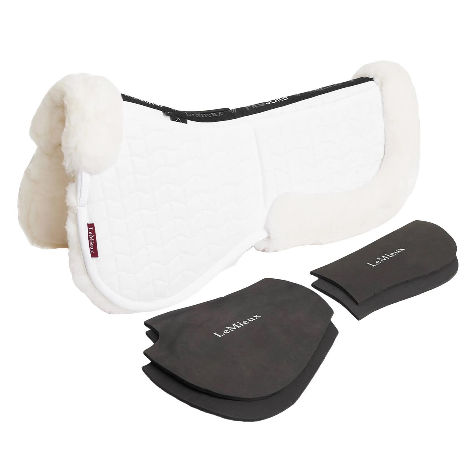 LeMieux Merino+ Prosorb 2 Pocket Half Pad White/White L