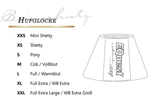 EQuest by Hölscher Hufglocke Soft bottle green/nature S