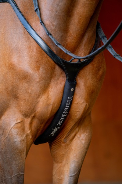 TransHorse Sport Martingalschoner + Klett black coffee (braun)