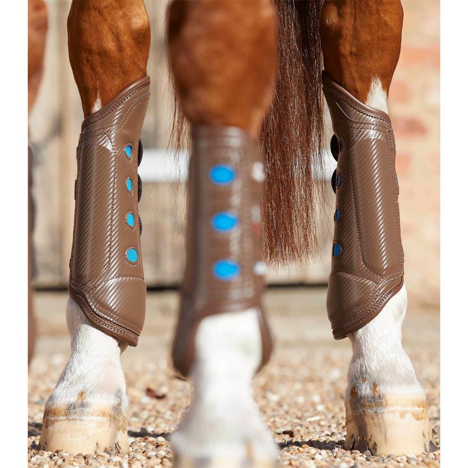 Premier Equine Carbon Tech Air Cooled Eventing Boots Hind brown M