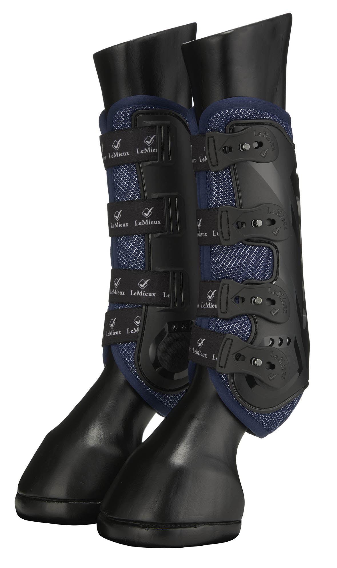 LeMieux Gamaschen Ultramesh Snug Boots Hind Navy L