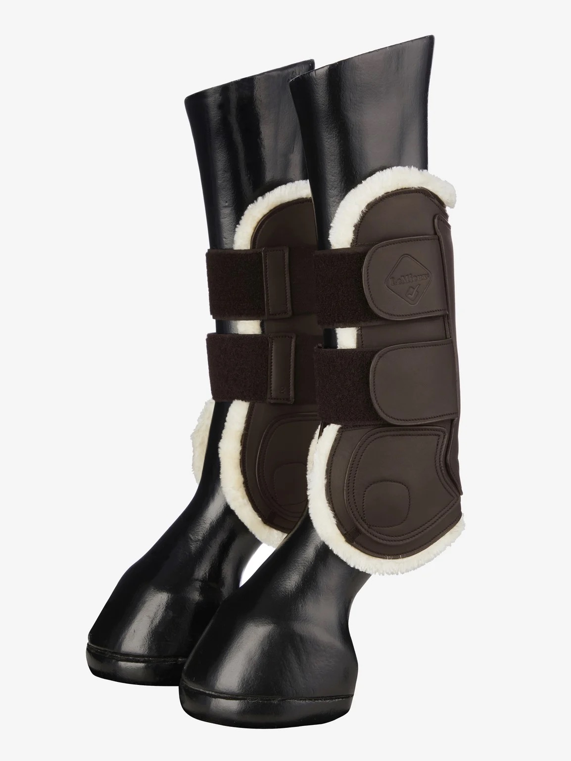 LeMieux Capella Comfort Leather Tendon Boots Brown Full